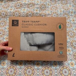 NIB Stokke Tripp Trapp Classic Cushion - Nordic Grey